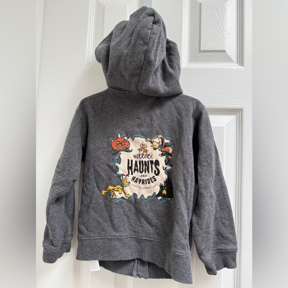 Disneyland Resort kids Halloween zip up hoodie